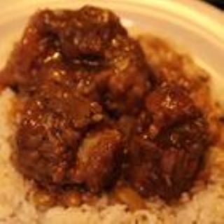 Jamaican Oxtail with Black Beans and Rice image
