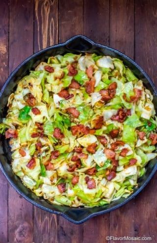 Bacon Fried Cabbage image