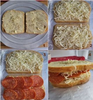 Pepperoni Grilled Cheese-Air Fryer image