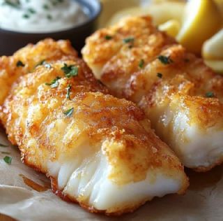 Batter Dipped Fried Fish image