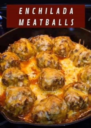 Low Carb Enchilada Meatballs image