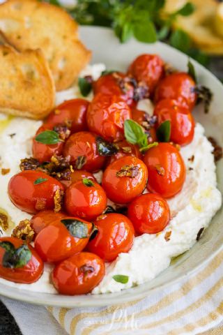 Whipped Feta w/Marinated Tomatoes & Toasted Crostini image