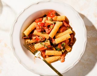 Pasta with Fresh Tomatoes and Capers image