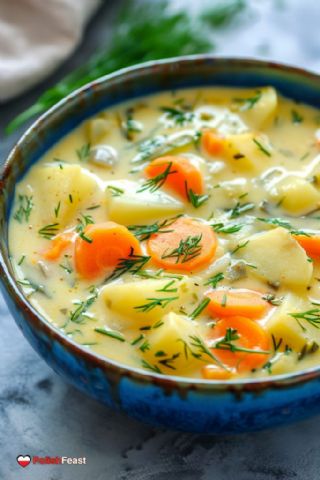 Polish Potato Soup - Zupa Ziemniaczana image