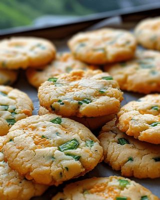 Spicy Cheddar Jalapeo Cookies image