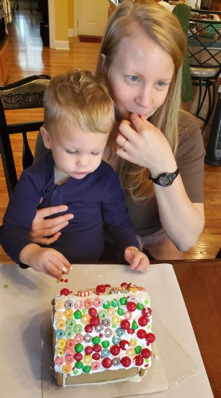 Royal Icing (Gingerbread House Glue) image