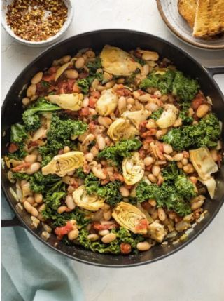 Tuscan White Bean Skillet image