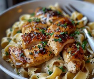 Chicken with Buttered Noodles image