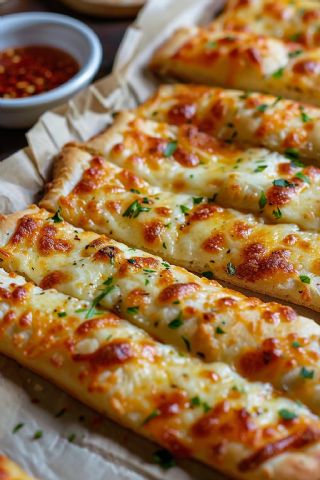 Cheesy Garlic Breadsticks image