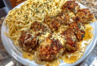 Cheesy Cajun Alfredo Pasta with Velveeta Chicken Linguine image