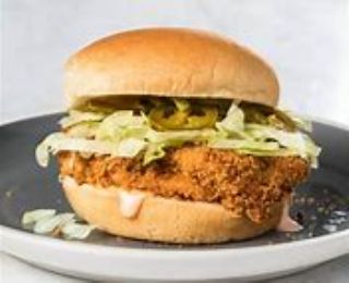 Air Fryer Spicy Fried Chicken Sandwich image