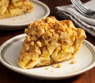 Dutch Apple Pie with Caramel Sauce image