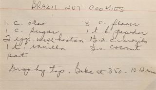 Brazil Nut Cookies image