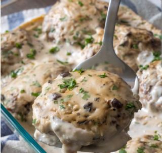 Amish hamburger steak bake image