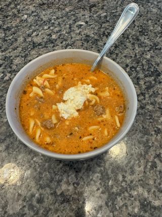 Lasagna Soup image