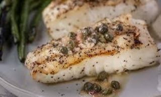 Swordfish Au Proiver with Caper Lemon Butter Sauce image