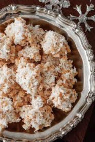Unbaked Coconut Cookies - Grandma Fern image