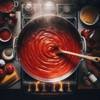 Great Grandma`s  Simple  Italian Red Sauce -   A Real Original - image