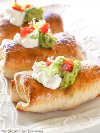 Baked Chicken Chimichangas image