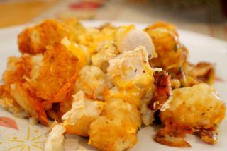 Chicken Bacon Ranch and Cheese Tater Tot Casserole image