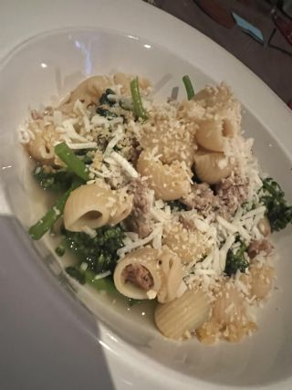 Orrechiette with Broccoli Rabe and Sausage image
