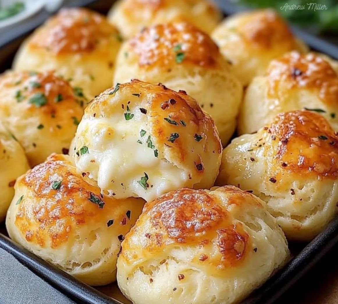 Pillsbury Biscuit Garlic Butter Cheese Bombs image
