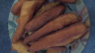 FRIED MEXICAN SWEET ROLLS. (Sopaipillas) (or Mrs. Lady's Insane Taco Shells) image