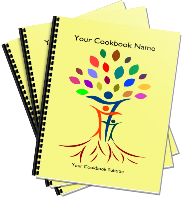 Family Cookbook Cover Design - Personalize name