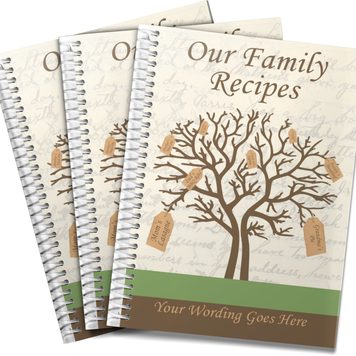 Our family Recipe Book: A valuable notebook where you can record your  family's recipes that will not be lost for generations.