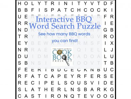 BBQ Word Search