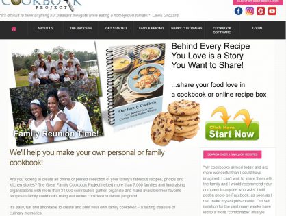 Family Cookbook Project Wins Best Cooking and Recipe WebAward  From The Web Marketing Association