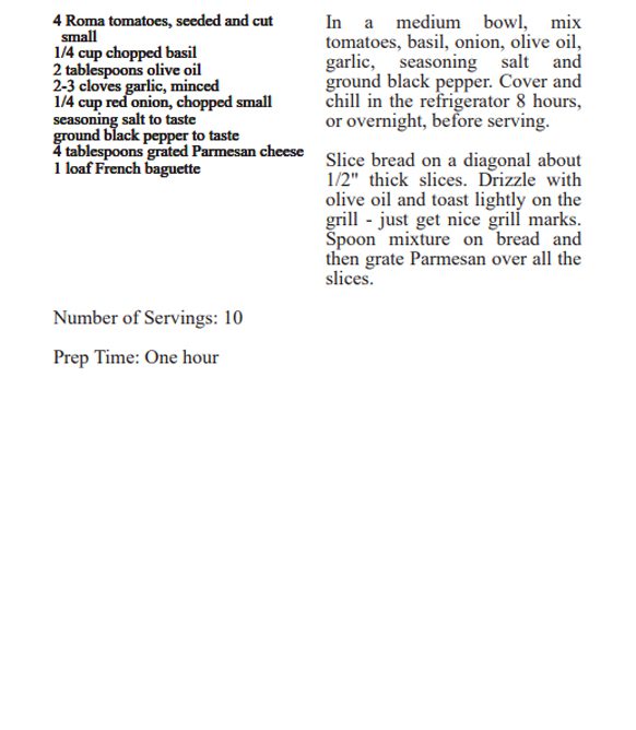 Side-by-Side Recipe Layout Now Available