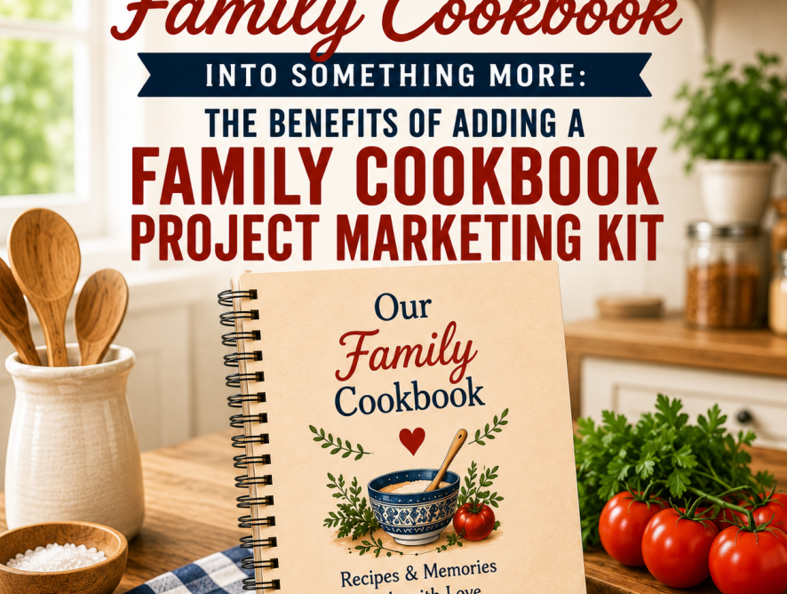 Turn Your Family Cookbook Into Something More: The Benefits of Adding a Family Cookbook Project Marketing Kit