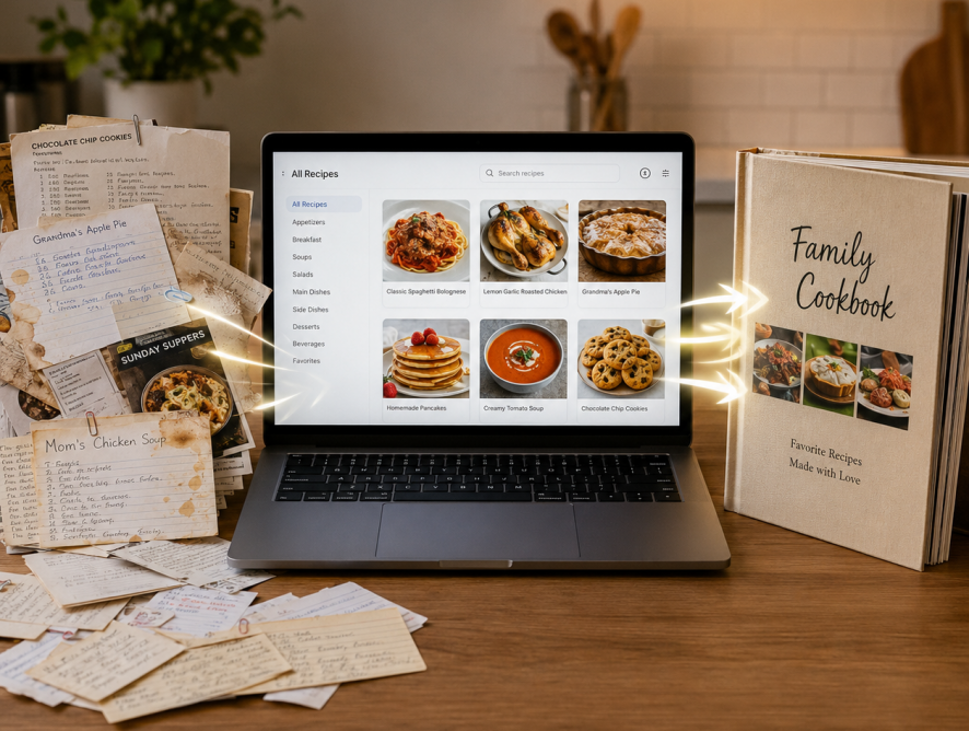 Organizing Your Recipes in Your Family Cookbook