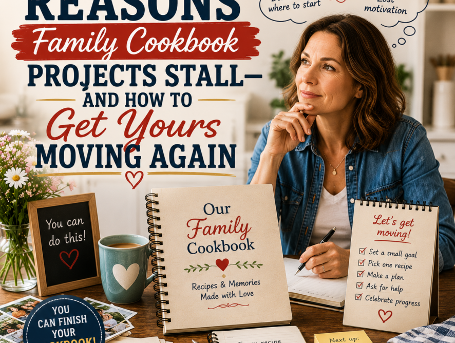 The Top Reasons Family Cookbook Projects Stall—and How to Get Yours Moving Again